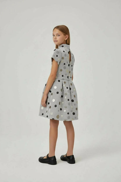 “Chef” Dress with Pique Stripes