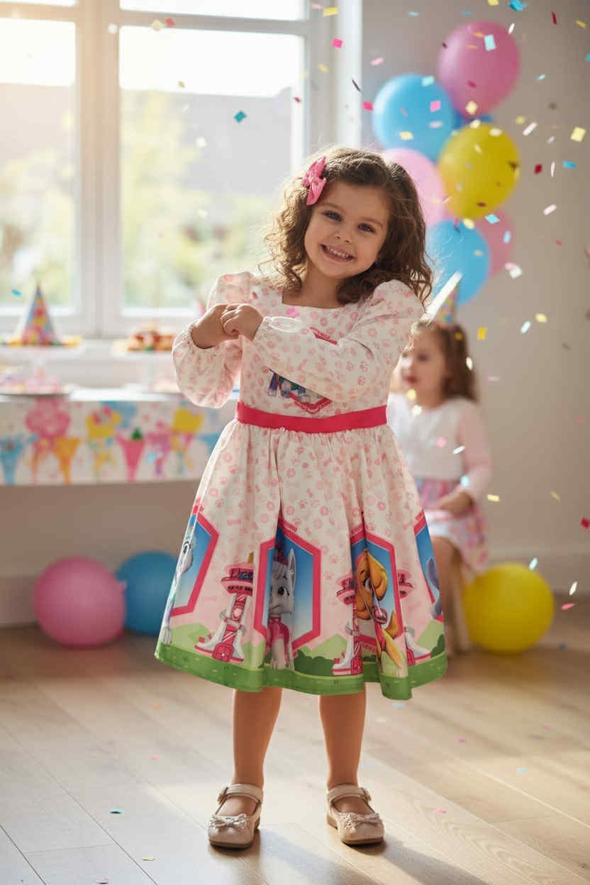 PAW Patrol kids dress with hairband – wbkidsgifts