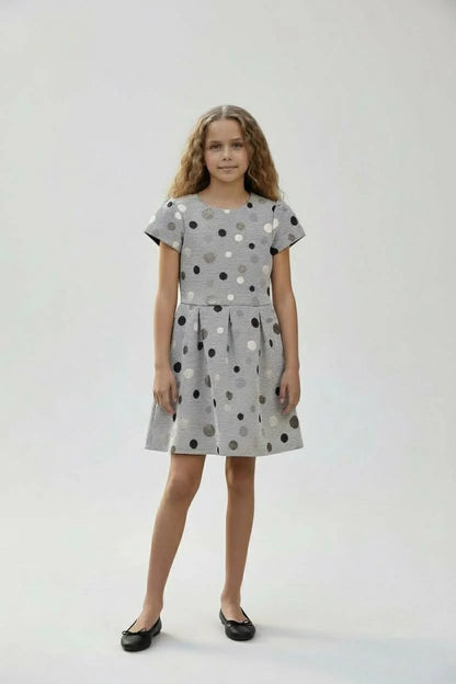 “Chef” Dress with Pique Stripes