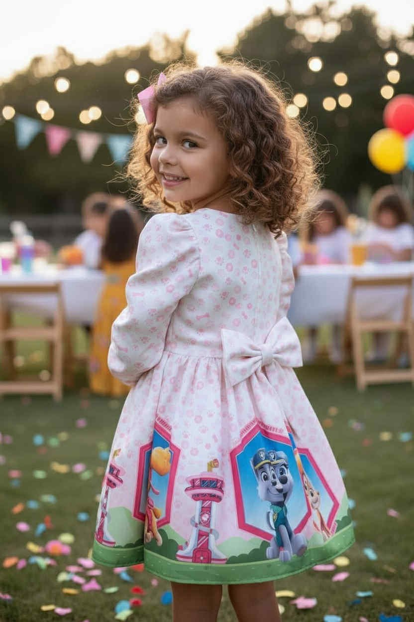 PAW Patrol kids dress with hairband – wbkidsgifts